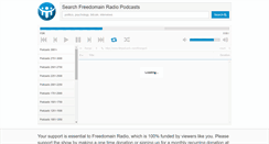 Desktop Screenshot of fdrpodcasts.com